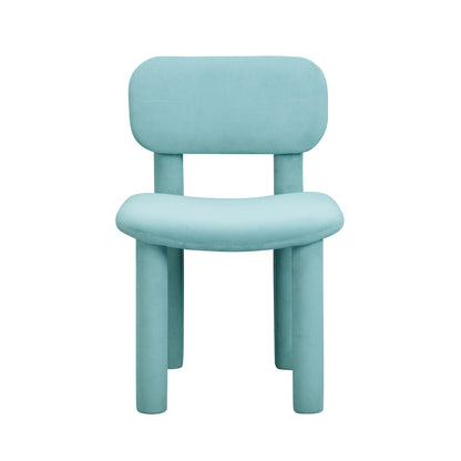 Cave Pale Blue Velvet Dining Chair