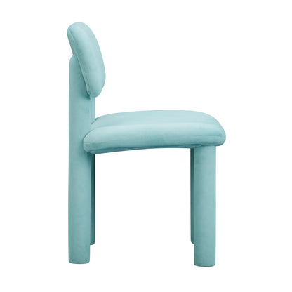 Cave Pale Blue Velvet Dining Chair