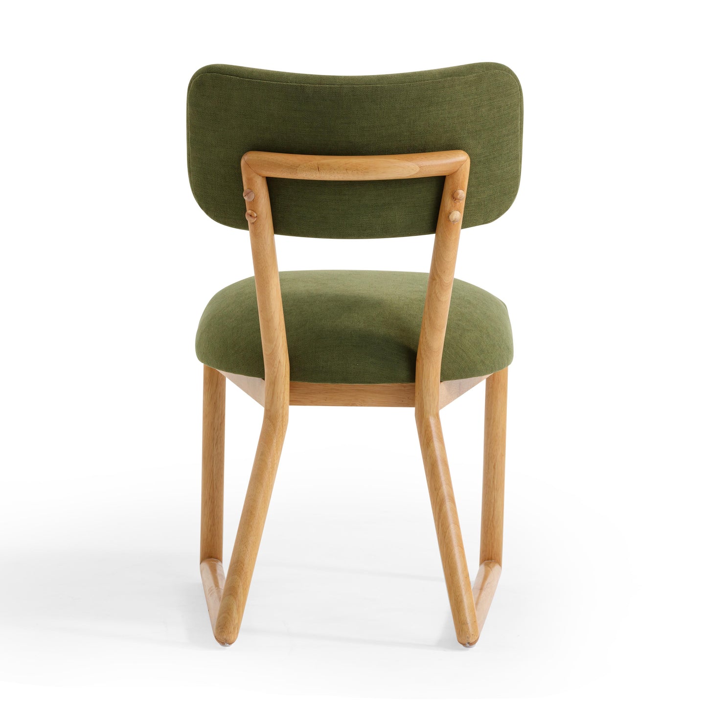 tarra green performance upcycled fabric dining chair