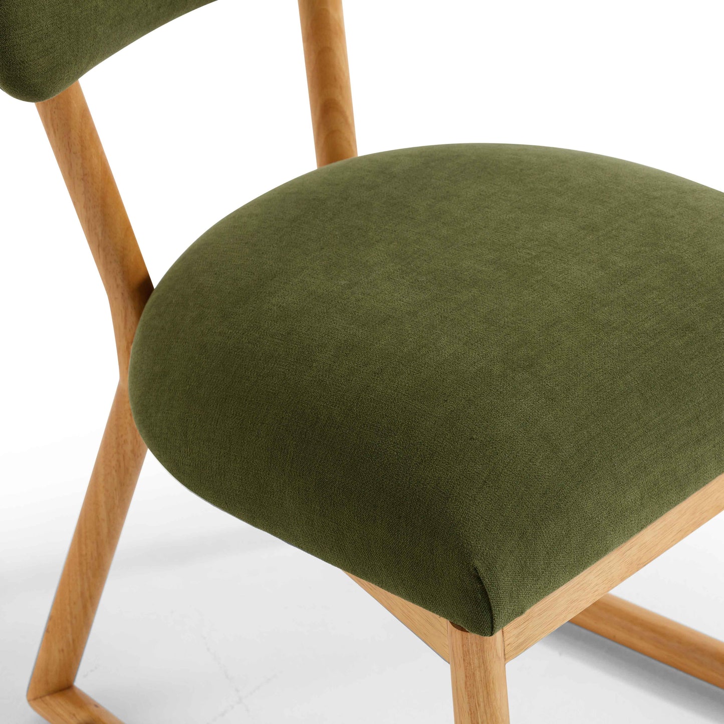 tarra green performance upcycled fabric dining chair