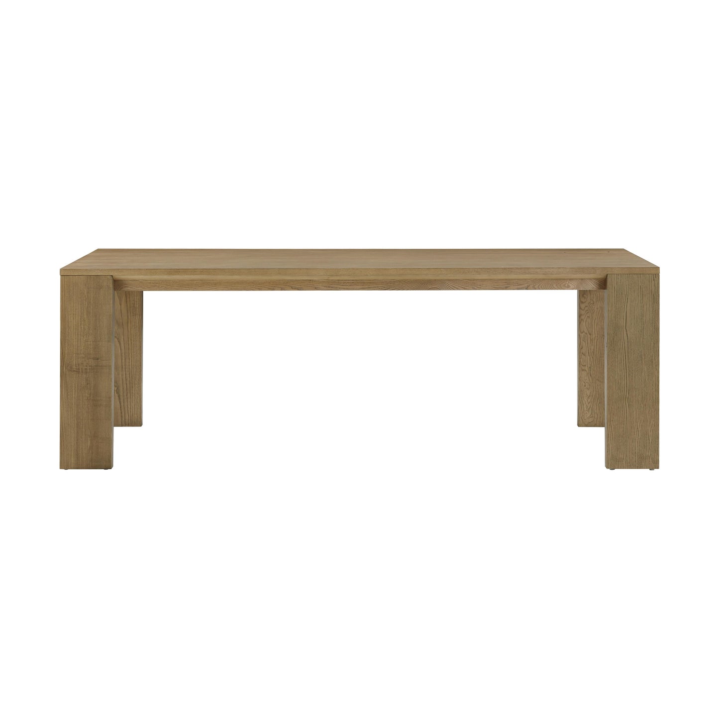 spara natural ash extendable rectangular dining table