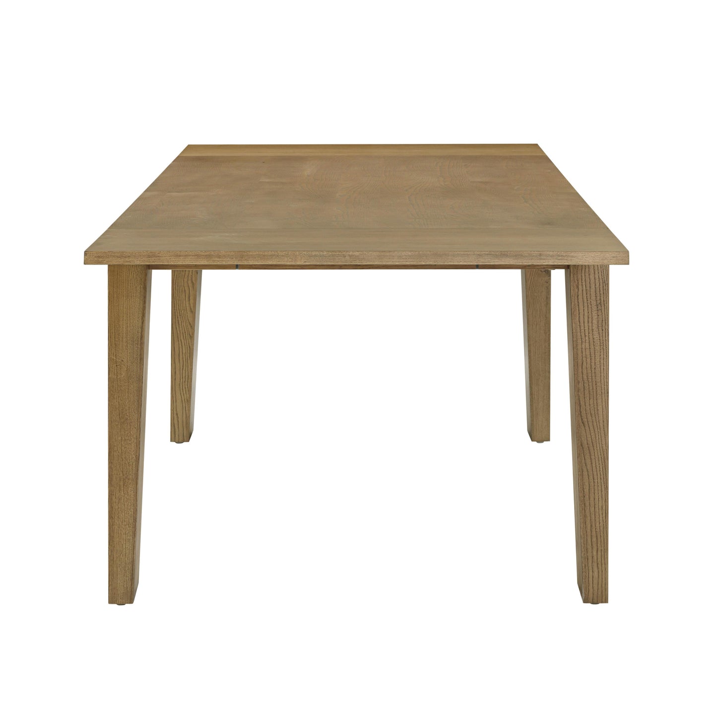 spara natural ash extendable rectangular dining table