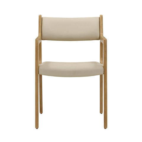Marla Cream Performance Vegan Leather Dining Chair - Set of 2