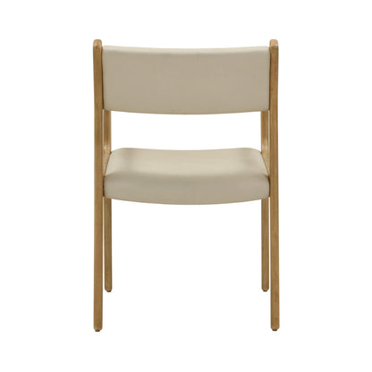 Marla Cream Performance Vegan Leather Dining Chair - Set of 2