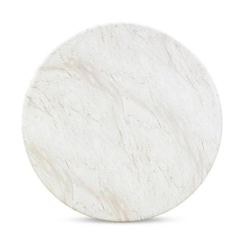 Noemie Fontaine 48" Faux Marble Indoor/Outdoor Round Dining Table - image 5