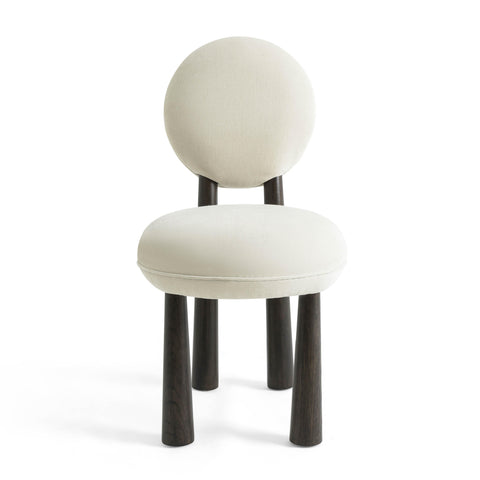 Amelie Valois Cream Performance Chenille Dining Chair - image 3
