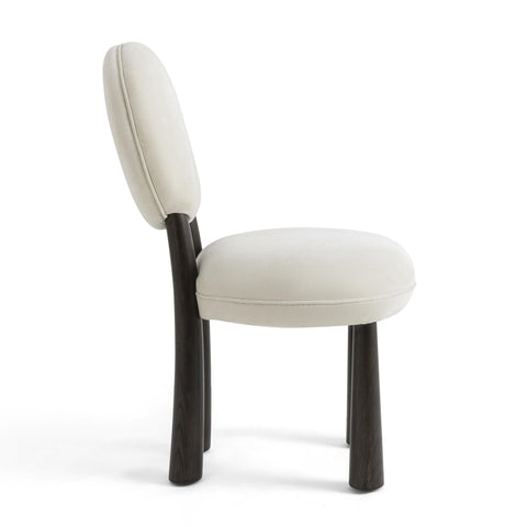 Amelie Valois Cream Performance Chenille Dining Chair - image 4