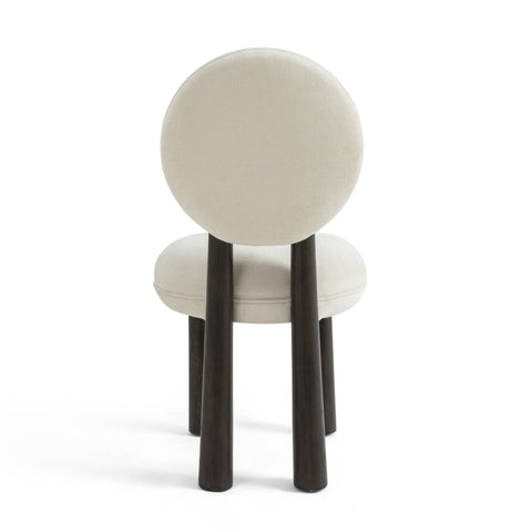 Amelie Valois Cream Performance Chenille Dining Chair - image 5