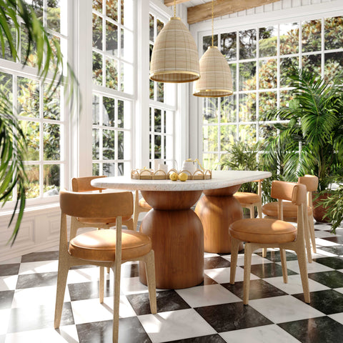 Giselle Provence Performance Vegan Leather Dining Chair - image 2