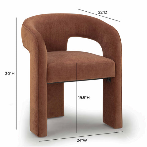 Alessia Navarre Performance Chenille Dining Chair - image 7