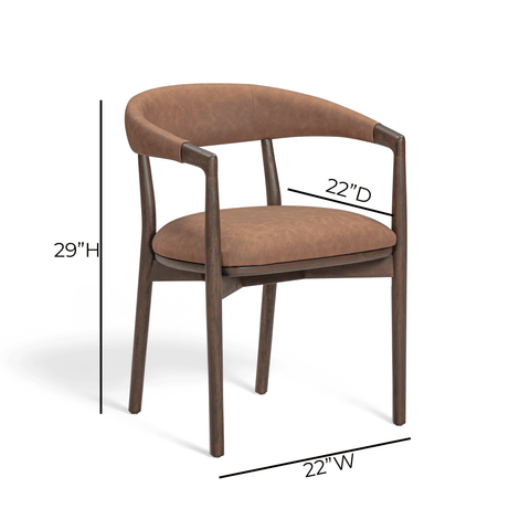 Isabelle Versailles Performance Vegan Leather Dining Chair - image 7