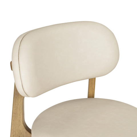 Sabine Castaigne Cream Performance Vegan Leather Counter Stool - image 5