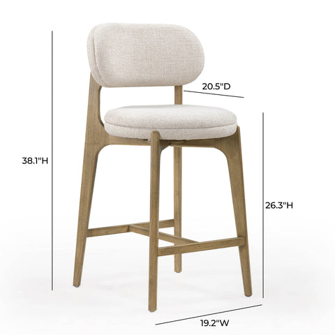 Sabine Castaigne Performance Fabric Counter Stool - image 8