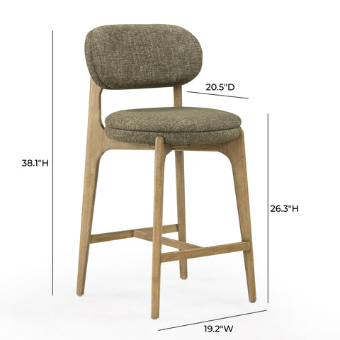 Sabine Castaigne Performance Fabric Counter Stool - image 8