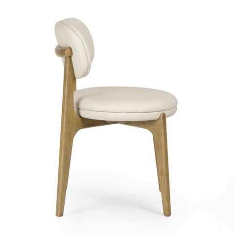 Sabine Castaigne Cream Performance Vegan Leather Dining Chair - image 2