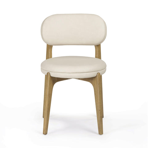 Sabine Castaigne Cream Performance Vegan Leather Dining Chair - image 3