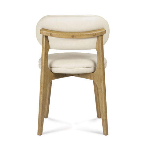 Sabine Castaigne Cream Performance Vegan Leather Dining Chair - image 4