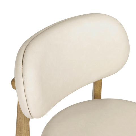 Sabine Castaigne Cream Performance Vegan Leather Dining Chair - image 5