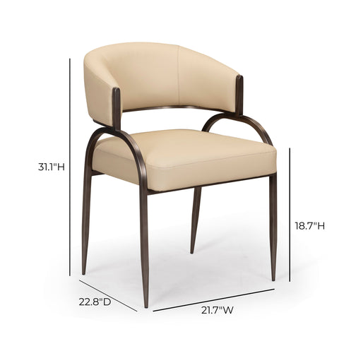 Rosalie Valois Performance Vegan Leather Dining Chair - image 7