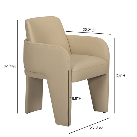 Genevieve Monaco Performance Vegan Leather Dining Chair - image 5