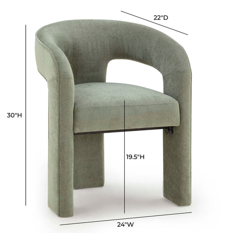 Alessia Navarre Performance Chenille Dining Chair - image 7