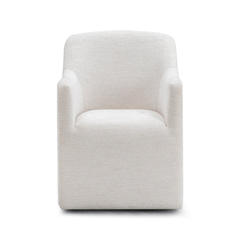 Sabine Loire Tall Textured Weave Performance Fabric Dining Chair - image 3