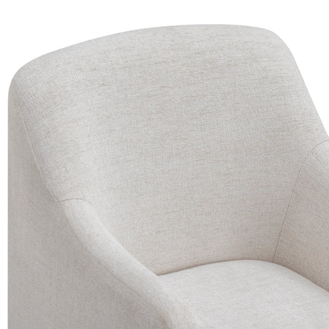 Sabine Loire Tall Textured Weave Performance Fabric Dining Chair - image 4