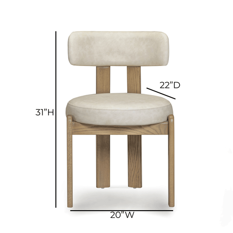 Lucienne Provence Performance Vegan Leather Dining Chair - image 7