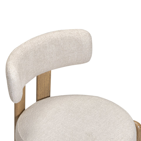 Lucienne Provence Cream Performance Fabric Dining Chair - image 4