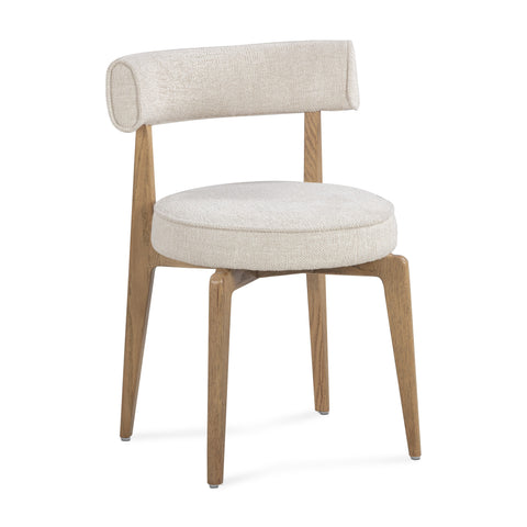 Giselle Provence Cream Performance Fabric Dining Chair - image 3