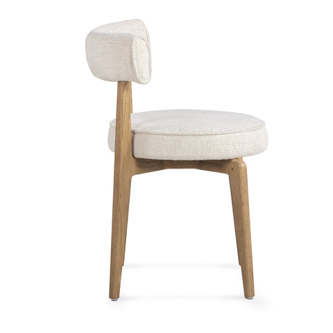 Giselle Provence Cream Performance Fabric Dining Chair - image 5