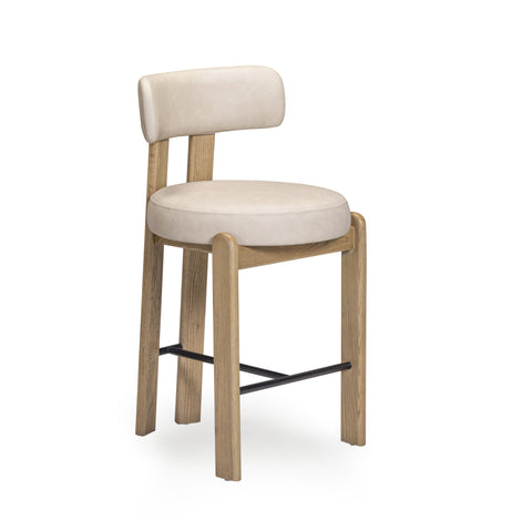 Lucienne Provence Performance Vegan Leather Counter Stool - image 3