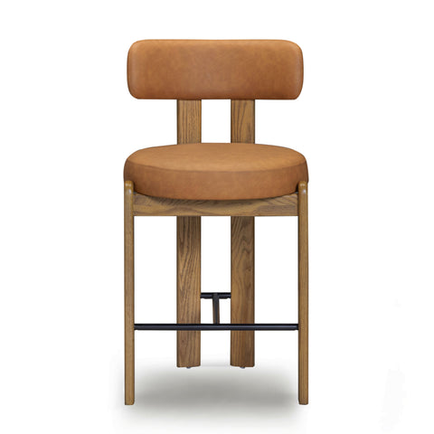 Lucienne Provence Performance Vegan Leather Counter Stool - image 1