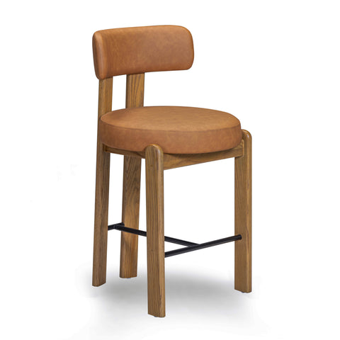 Lucienne Provence Performance Vegan Leather Counter Stool - image 3