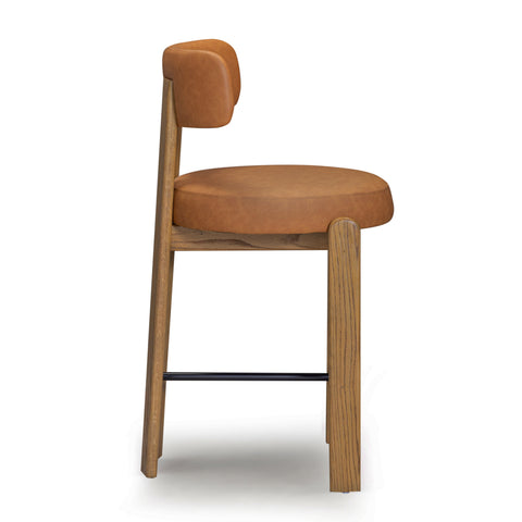 Lucienne Provence Performance Vegan Leather Counter Stool - image 4