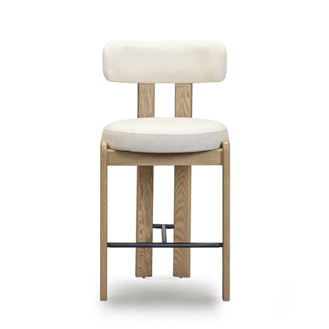 Lucienne Provence Performance Vegan Leather Counter Stool - image 1
