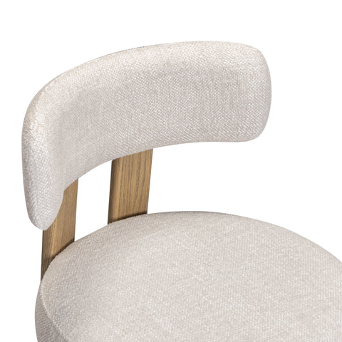 Lucienne Provence Cream Performance Fabric Counter Stool - image 4