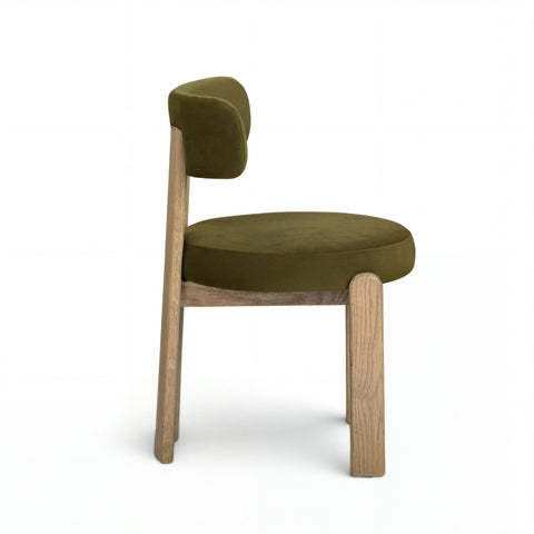 Lucienne Provence Green Performance Velvet Dining Chair - image 4