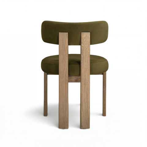 Lucienne Provence Green Performance Velvet Dining Chair - image 5