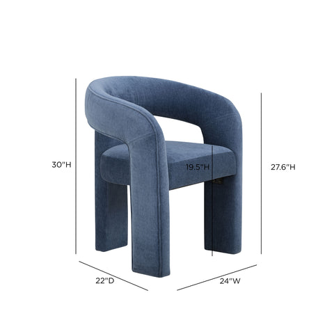 Alessia Navarre Performance Chenille Dining Chair - image 7