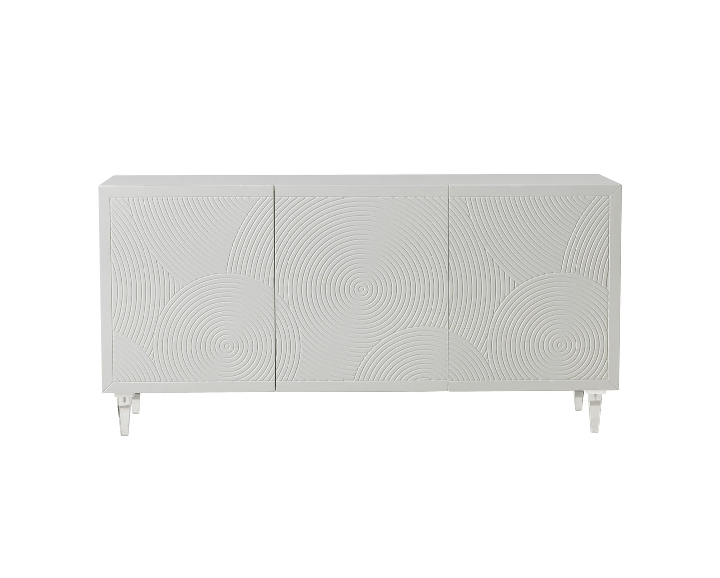 montauk white lacquer buffet