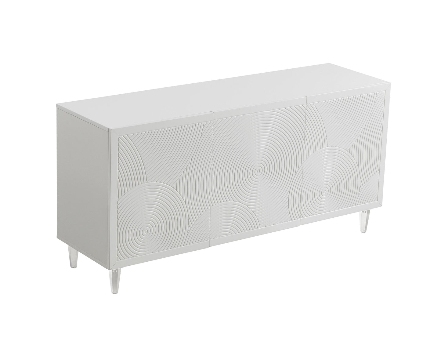 montauk white lacquer buffet