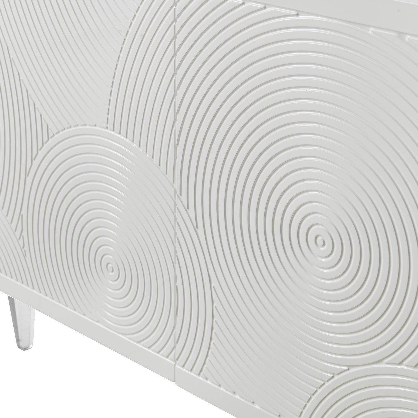 montauk white lacquer buffet