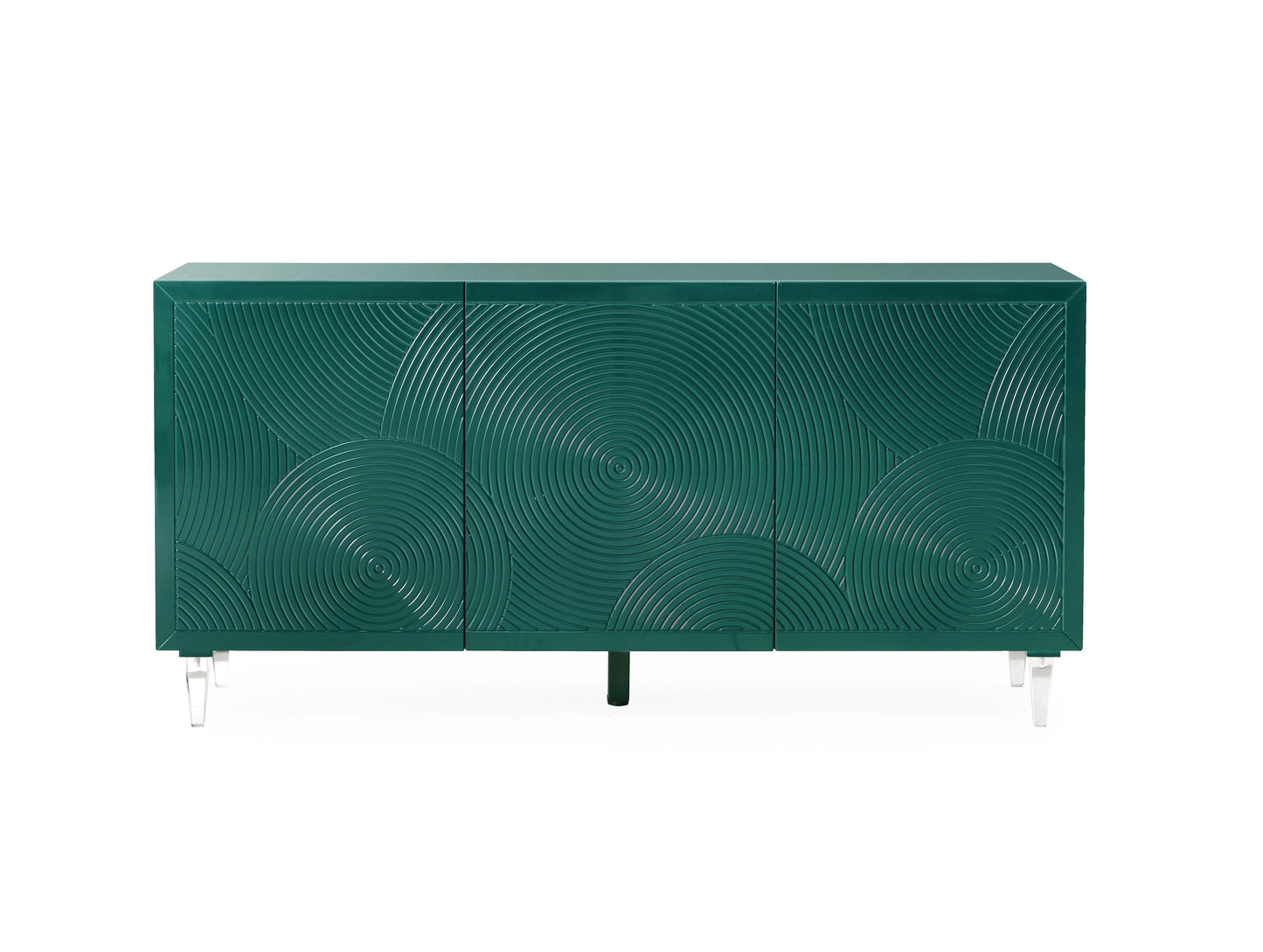 montauk green lacquer buffet