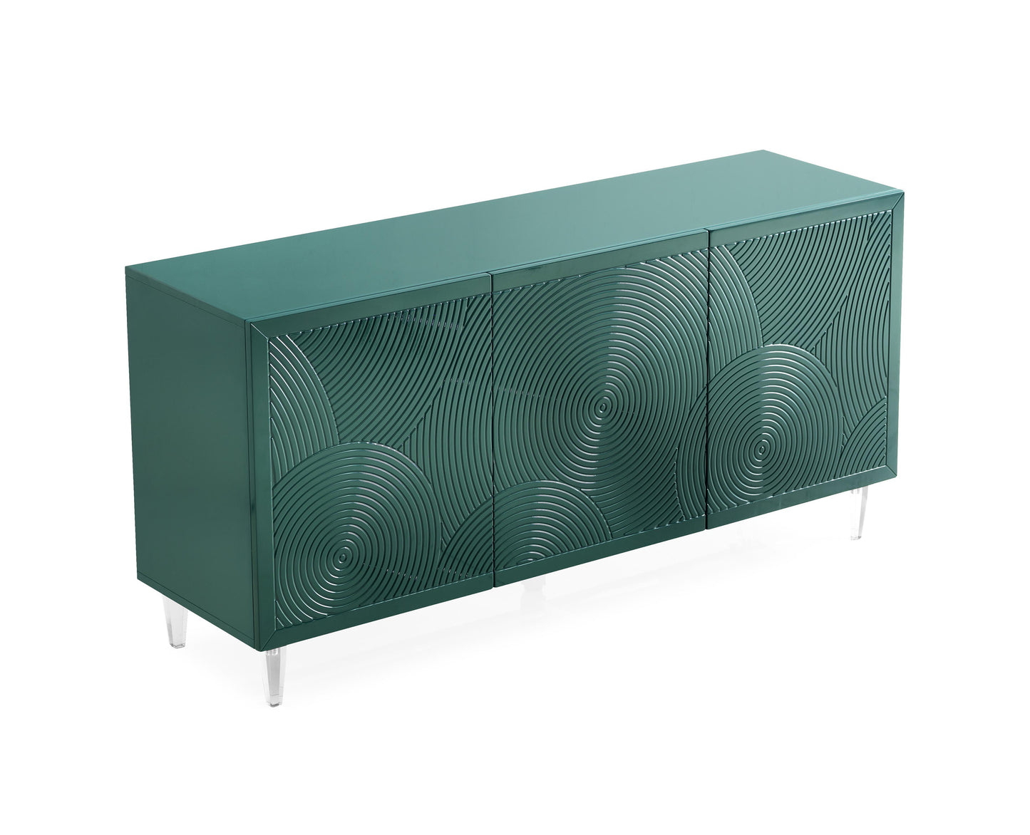 montauk green lacquer buffet