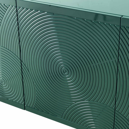 Montauk Green Lacquer Buffet