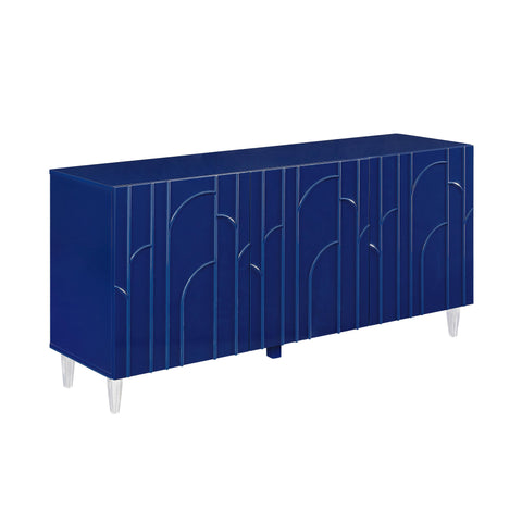 Amalfi Blue Lacquer Buffet
