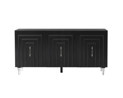 Roanoke Black Lacquer Buffet