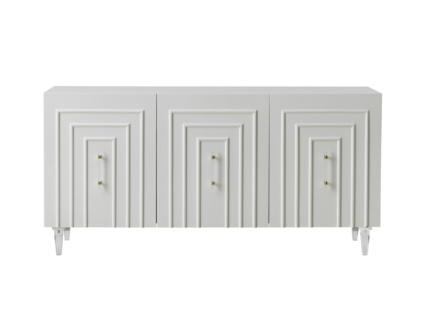 roanoke white lacquer buffet