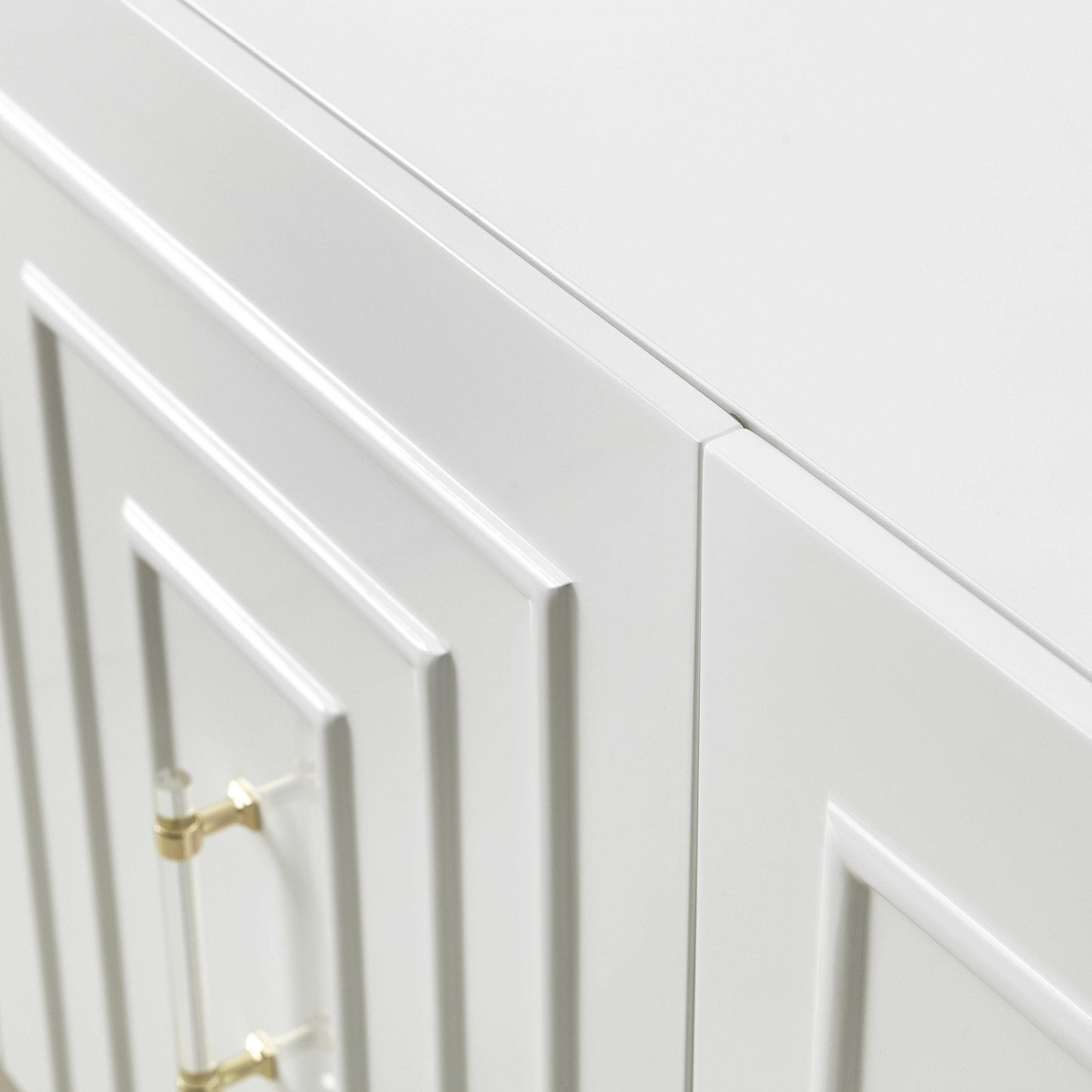 roanoke white lacquer buffet